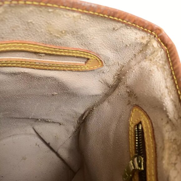 LOUIS VUITTON BUCKET PM Shoulder Tote Bag Monogram Leather Brown M42238 31FA771 - Picture 13 of 13